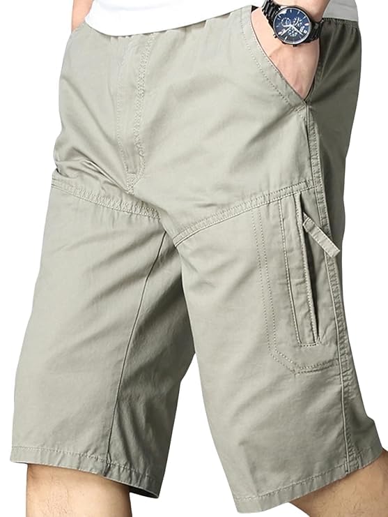 Cotton Shorts for Men | Comfortable Men Shorts | Half Shorts for Men | Cotton Casual Shorts with Pockets Summer Wear | Regular Fit-image-15
