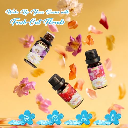 Image of SALKING Essential Oils Gift Set, 100% Pure Aromatherapy Oils Set, 6 x 10 ML