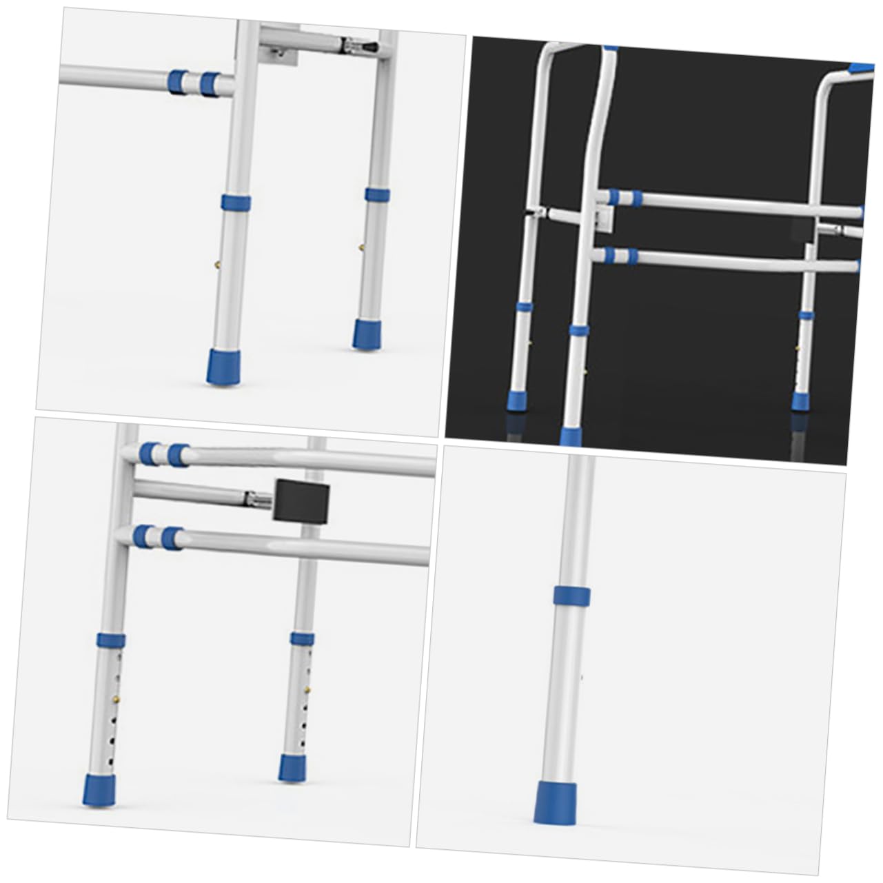 Gogogmee Cane Tips for Crutches Trekking Pole Tip Protectors Rubber Walking Stick Tips Skid Protection Crutch Pads