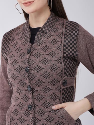 Image of PIVL Women's Long Winter Acrylic Blend Sweater