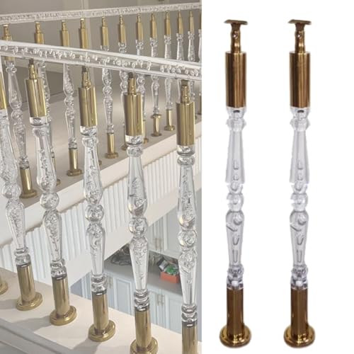 Balustre d'escalier en acrylique moderne pour illuminer votre salon et mezzanine