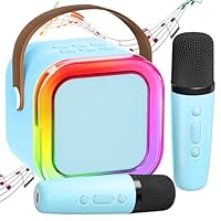 Karaoke Maschine Kinder mit 2 Karaoke Mikrofon Kinder: [Neueste] Kinder Karaoke mit 2 Mikrofonen - Karaoke Anlage - Mini Karaoke - Geschenke für Mädchen - Musikinstrumentzubehör Spielzeug