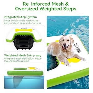 Dogpoolramp472x354extralargeinflatabledogboatrampdogonwaterrampupto255lbsdogwaterrampforboatpoollake  Cucciolini Doodles   cucciolini doodles