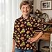 HUIACONG Thanksgiving Kids Shirts for 3-4 Years Boys Tractor Undershirts for Elementary Girls Maple Leaves Sweatshirts for Children Fall Activewear for Holiday