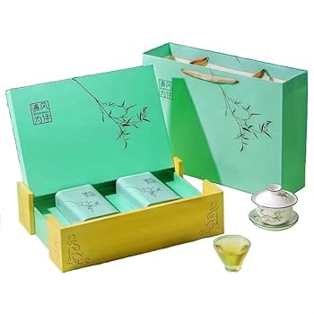 中国緑茶 碧螺春茶（Bi Luo Chun）100g×2缶 木箱入りギフト 中国緑茶 碧螺春茶（Bi Luo Chun）100g×2缶 木箱入りギフト