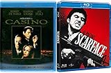  Crime Classics Casino & Scarface Tony Montana Blu Ray Bundle