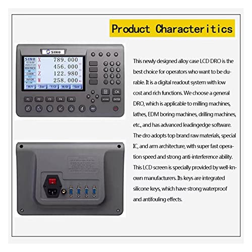 Linear Encoder Axis LCD Digital Readout SDS200 DRO miniatura 5
