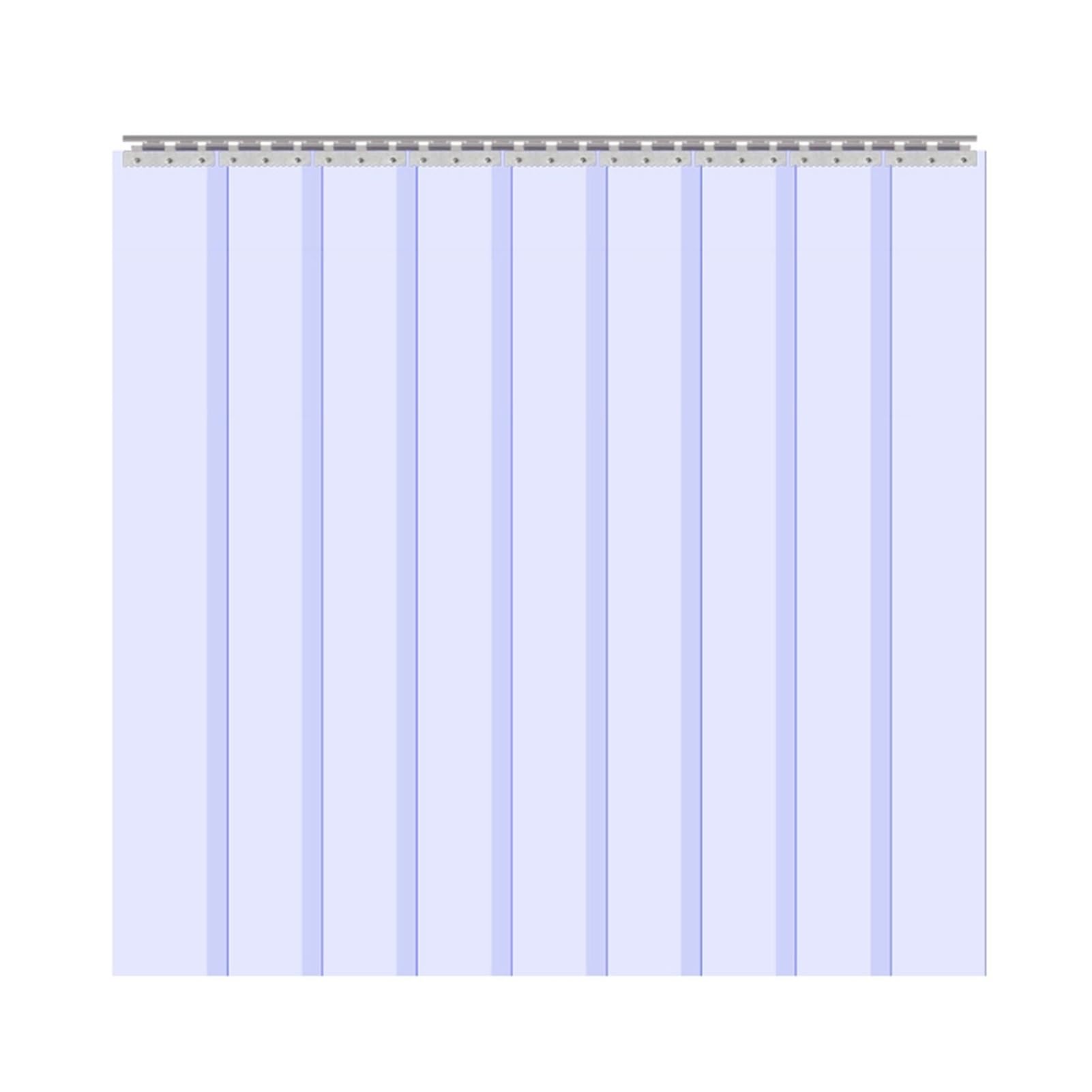 Convient Aux Chambres Froides D'entrepôt Rideau À Lanières en PVC Convient pour Le Garage Débarras Rideau A Lamelles Stores Verticaux(29.53x114.17in/0.75x2.9m)