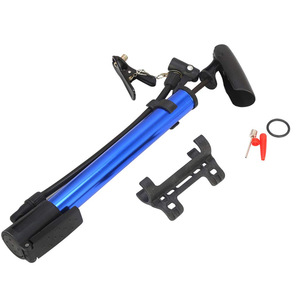 Mini bomba de aire portátil de aleación de aluminio para neumáticos de bicicleta, bomba de bicicleta con soporte de plástico, bomba de suelo de ciclismo para válvula Presta y válvula Schrader