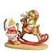Cherished Teddies Santas Workshop Rocks Bear Riding Reindeer Toy Figurine
