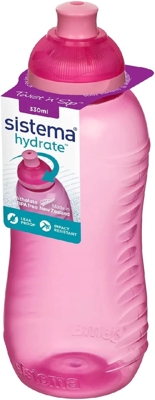 330Ml Squeeze Bottle Pink, 0780