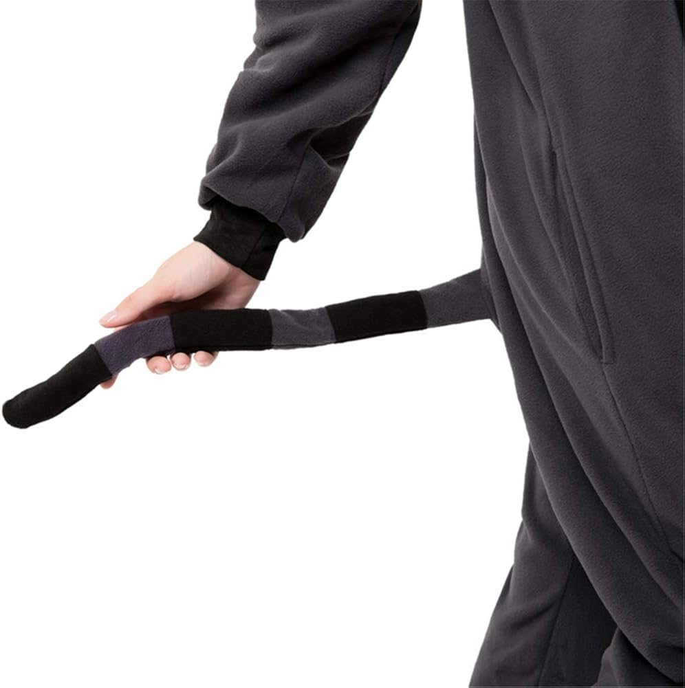 Honeystore Unisex Raccoon Pajamas 1-Piece Family Sleepsuit Halloween Cosplay : Clothing, Shoes & Jewelry