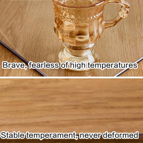 Couvertures de table PVC transparent nappe bureau sans aucune rayure