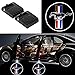 Soondar Car Logo Ghost Shadow Emblems Wireless Door Sensor Lights No Drill Type Led Laser Door Shadow Light Welcome Projector Lamp 2 Qty Pack (Mustang) - No Drilling Required