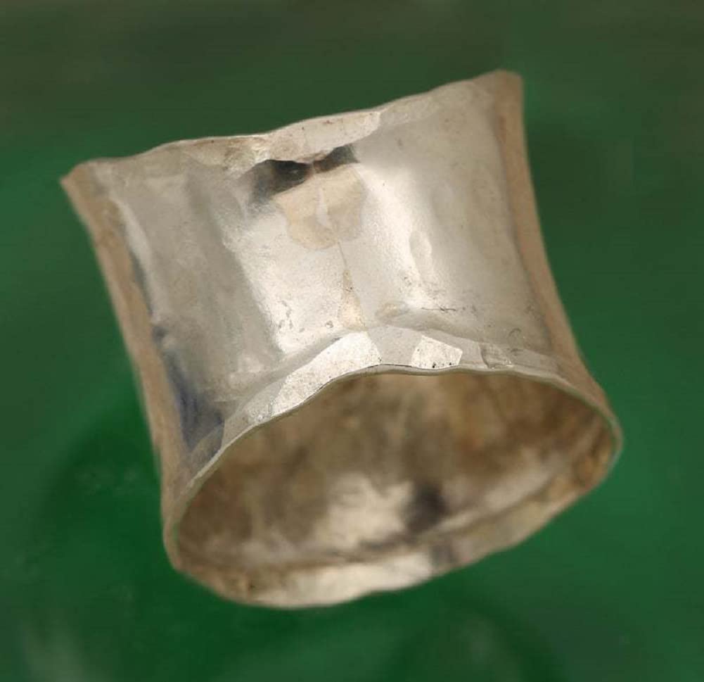 Breite Gänseblümchen-Bänder aus S925-Sterlingsilber, Chrysanthemen-Daumen, blühender Wilder Blumen-Zeigefinger, Daumen-Zeigefinger-Blumen-Statement-Boho-Ring, Schmuck, Geschenk für Sie, Größe L1/2