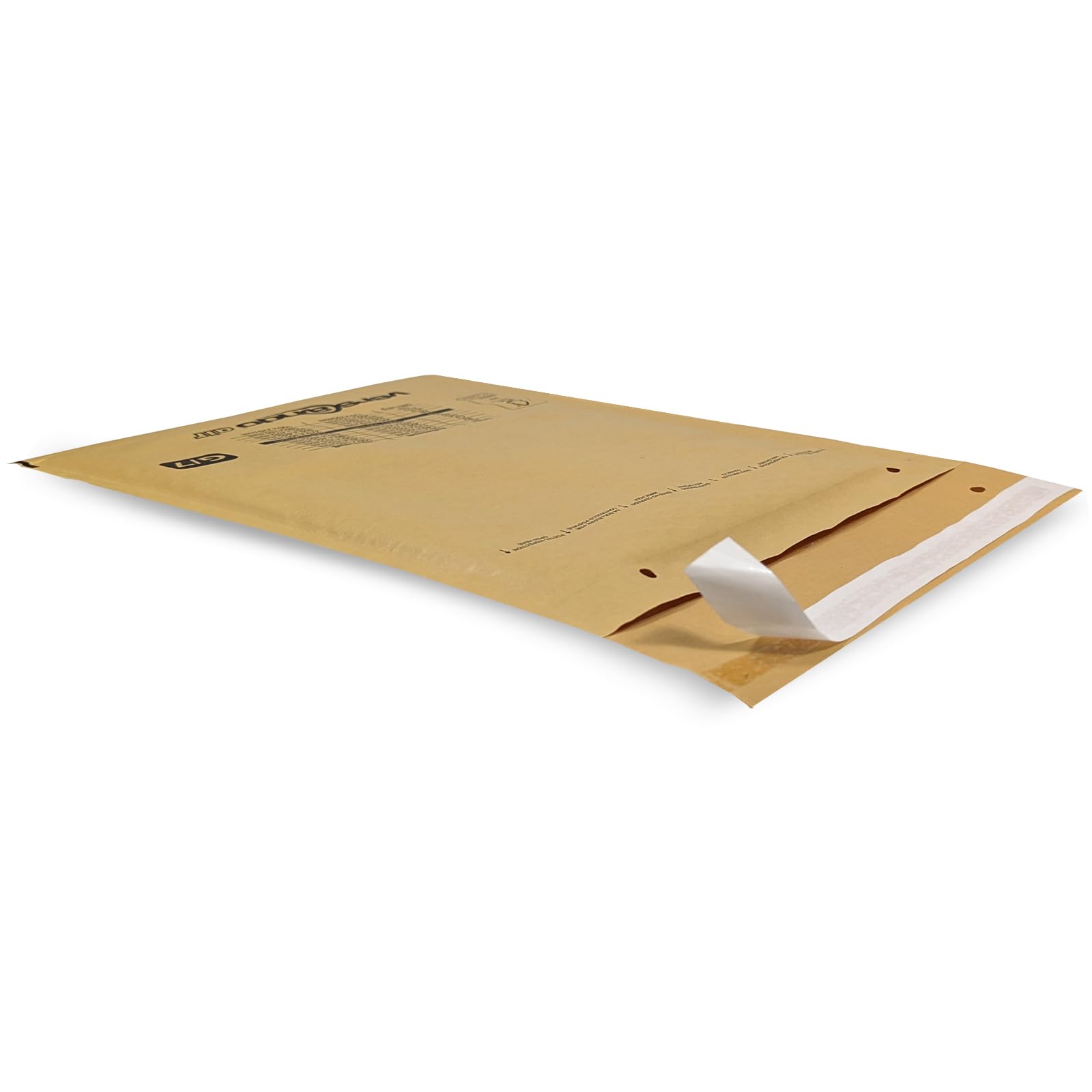versando 200 sobres acolchados G7, tamaño interior 230 x 340 mm, | dimensiones exteriores 250 x 350 mm, color marrón/amarillo dorado para DIN A4