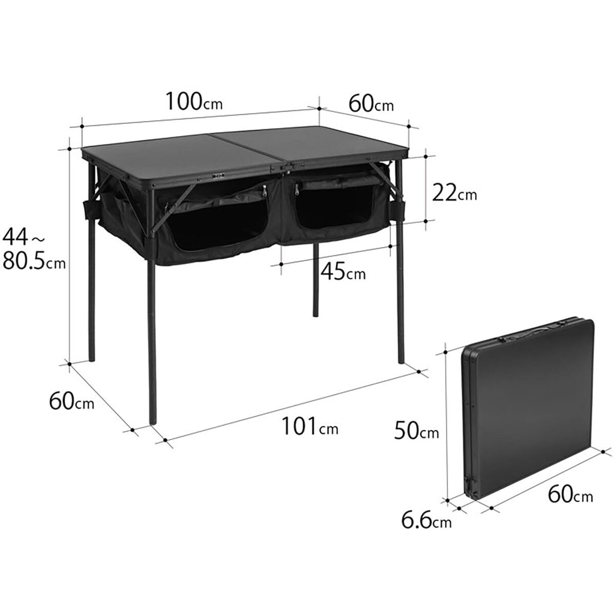 Amazon.com: DOD Good Luck Table - Folding Camping Table with 66