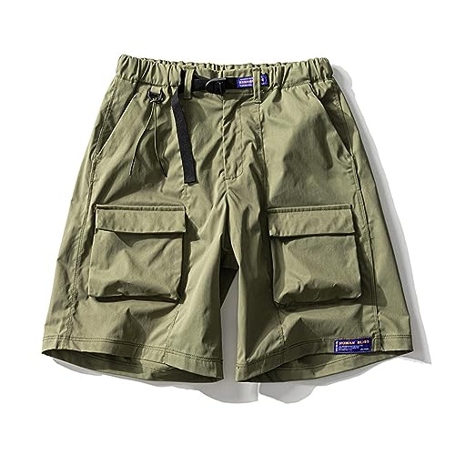 Shorts garçons amples vert armée XL pantalon de sport droit cargo