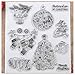 Kwan Crafts Merry Christmas Lantern Joy Tree Ball Giftbox Clear Stamps for Card Making Decoration and DIY Scrapbooking