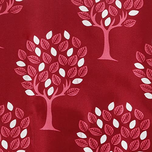 Image of Washing Machine Cover for Top Load 5kg to 7.5kg | Light Weight Dustproof Polyester Cover with Zip Enclosure | Tree Print Fully Automatic Washer Protector Indoor Outdoor Use- Size 23x23x35 inch