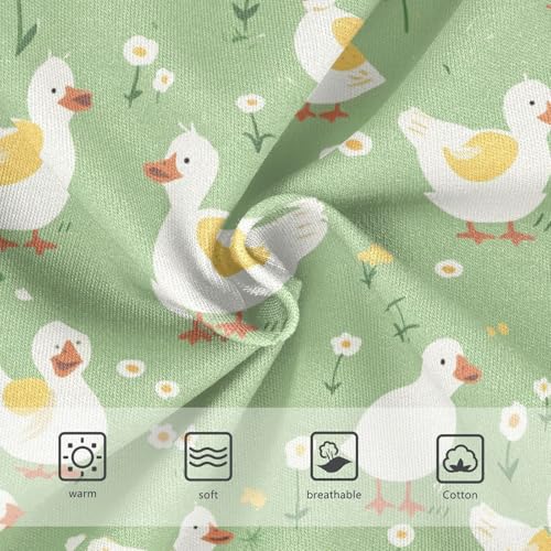 Wusikd Cartoon Ducks Girls' Underwear Cotton Cute Girls Briefs Soft Toddler Underwear 2T3