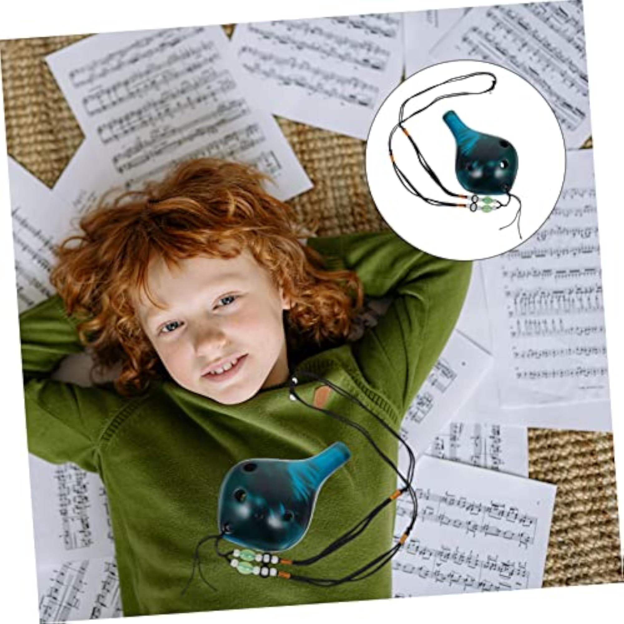 6 Hole Ocarina Musical Instrument, Sweet Potato Design