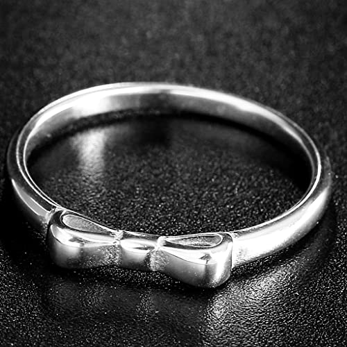 Jude Jewelers Stainless Steel Bowtie Bow Tie Knot Promise Statement Wedding Band Anniversary Promise Ring4