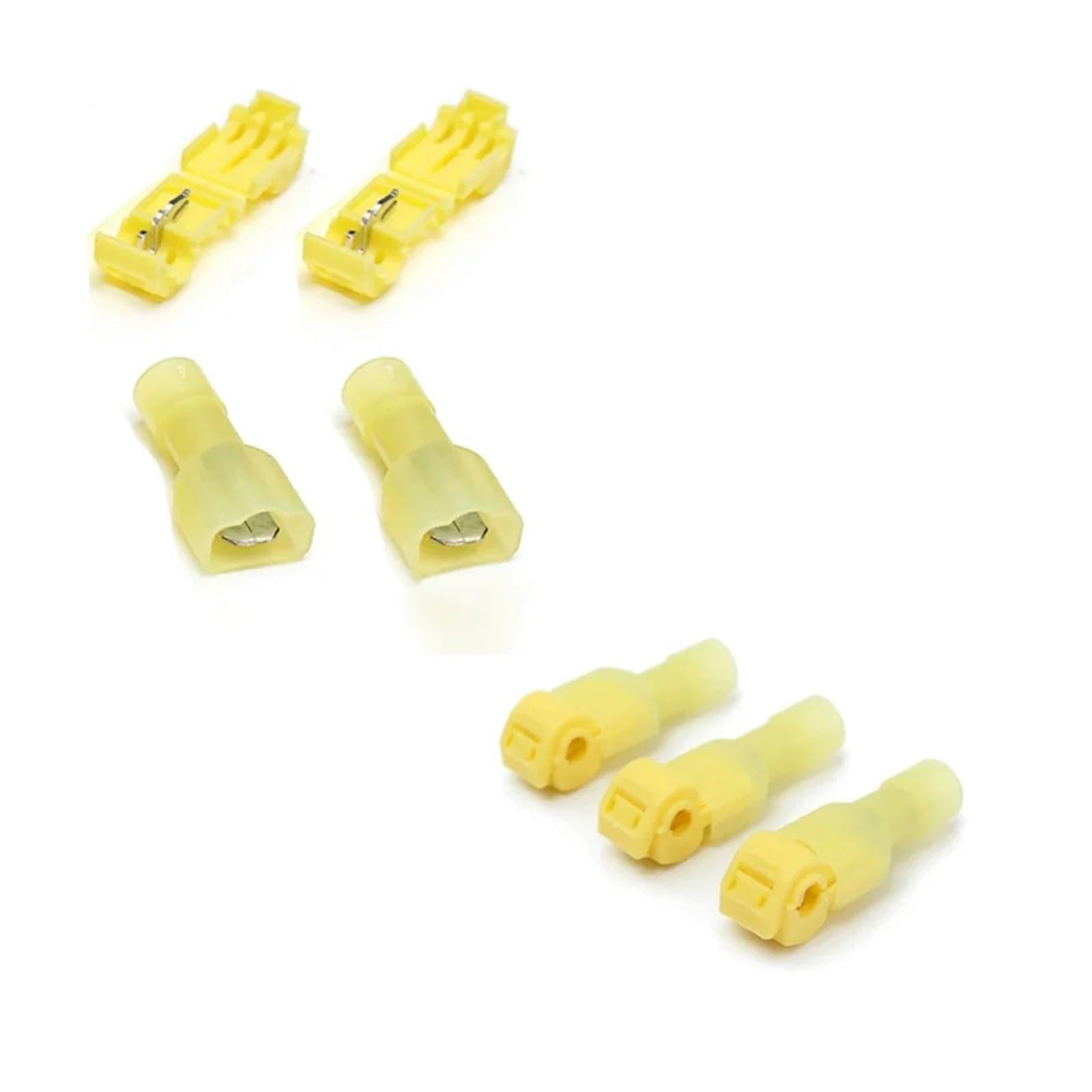 QMKADFQXF 50Pcs(25pairs) Quick Electrical Wire Connectors Snap Splice Lock Wire Terminal Crimp Connector Electrical Connector