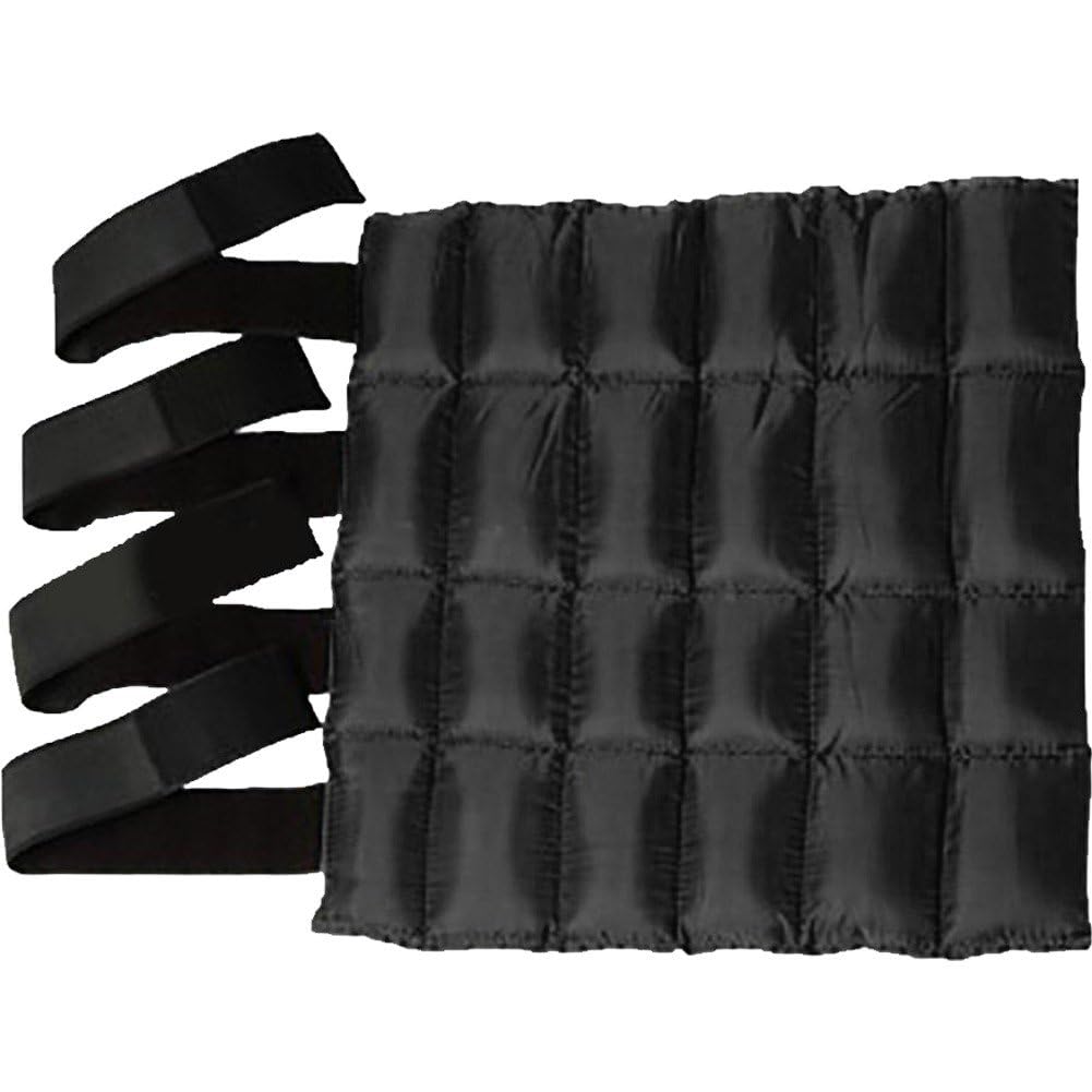 Bottes De Glace Pour Chevaux Lot De 2 – Enveloppes De Jambe Réfrigérantes Noires En Nylon