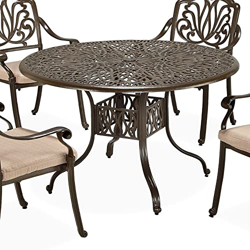 homestyles-6659-32-Outdoor-Dining-Table-48Lx48Dx29H-Taupe homestyles 6659 32 Outdoor Dining Table 48Lx48Dx29H Taupe