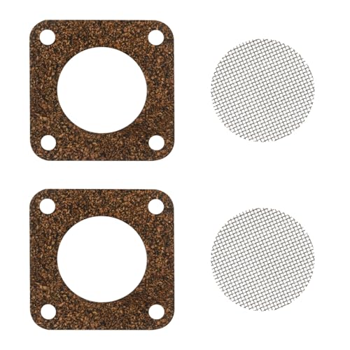 Image of 2 Sets KIT120SG Screen Gasket for Small Pumps | Fits 600, 1200, 2400, 4200, 4400 Series, Seal screen parts, Barrel fuel pump, Vehicle specific fit