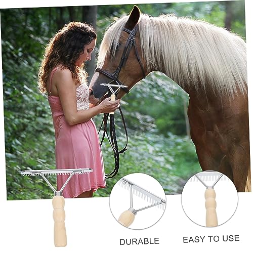 Hohopeti 1Pc Cavalo Prego Ancinho Pente Ferramenta De Derramamento Ferramentas De Remoção De Derrama