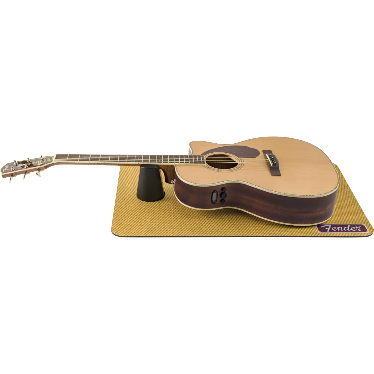 Fender Work Mat Tweed tapis avec repose-manche pour guitare