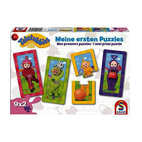 Preisvergleich Produktbild Schmidt Spiele Puzzle 56243 Teletubbies, Meine ersten Puzzles, 9x2 Konturpuzzleteile