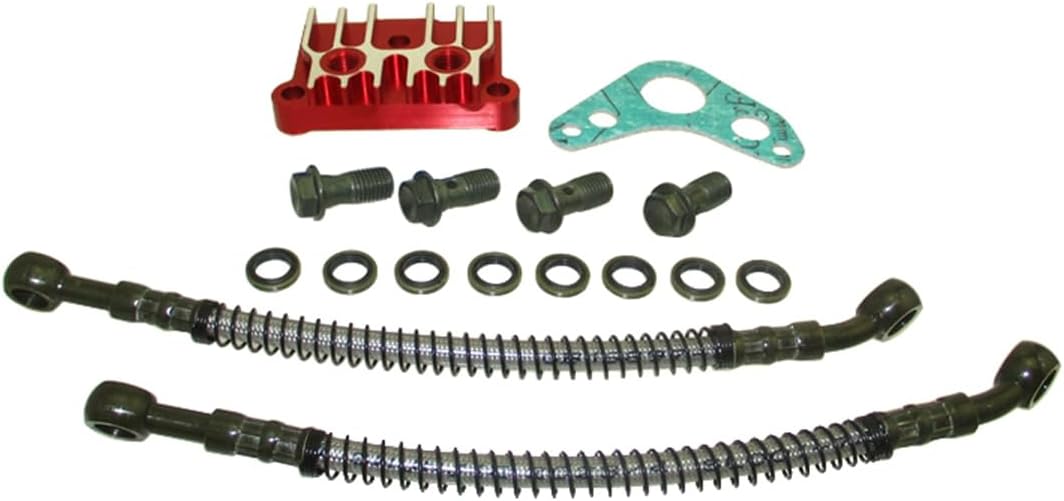 Engine Oil Cooler Plate For 50cc 70cc 90cc 110cc 125cc Pit Dirt Monkey Dax Bike ATV Quad (Red)