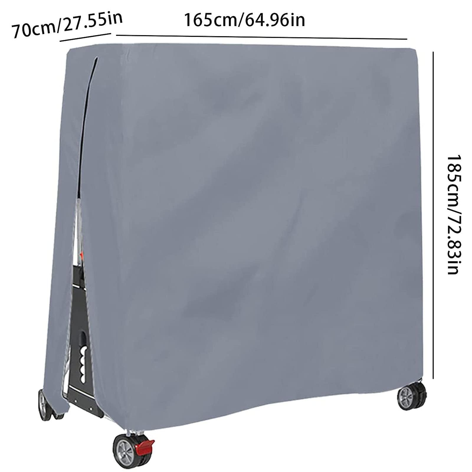 Housse Table Ping-Pong Imperméable Couverture Résistance au Vent Robuste Tissu Oxford Bâche de Protection Table de Tennis