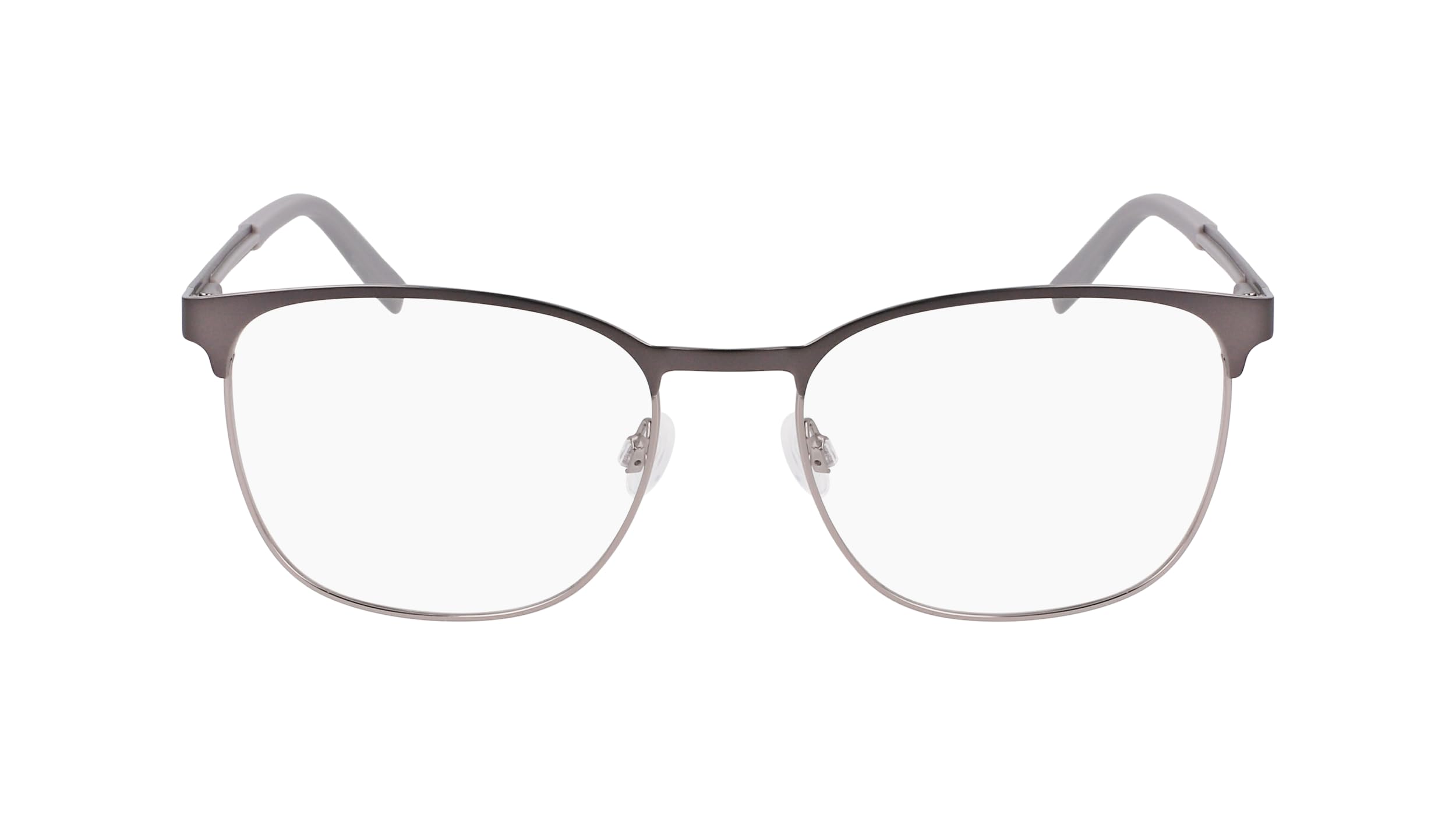 NAUTICA Brille mit Sehstärke für Herren optional mit Sonnenbrillentönung oder Blaulichtfilter, Rund, gefertigt aus Metall, Modell: N7343 (inklusive Brillenetui)