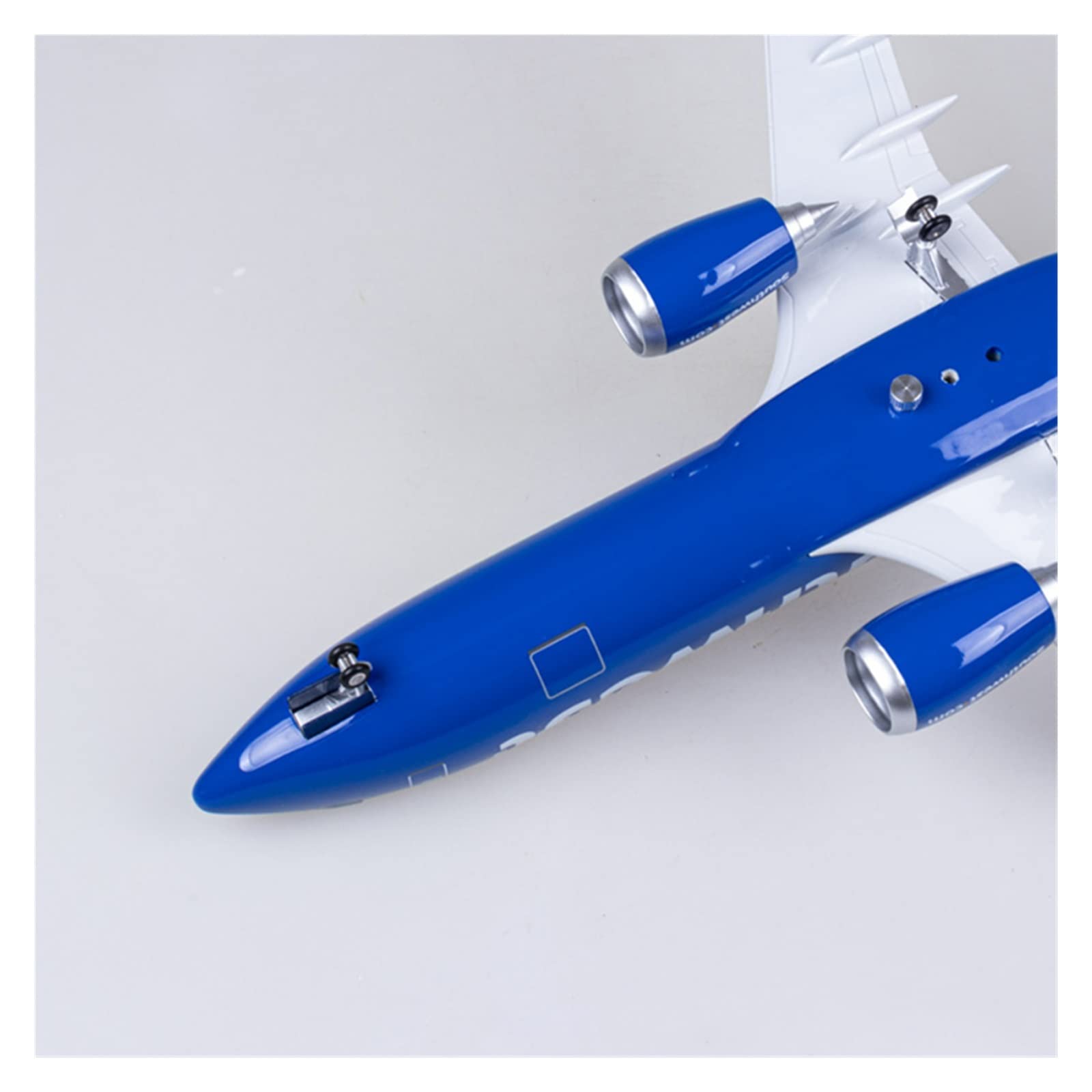 Modello di Aeroplano 1/85 Adatto per 737-700 B737-700 luci e Ruote per Aerei Modello in Resina plastica Modello di Aereo in Scala Giocattolo(A)