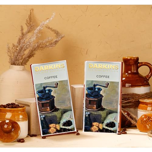 Image of Darkins | 65% Dark Chocolate With Coffee | Dark Chocolate Bar | Vegan | Natural | Gluten-free Chocolate | 50 Gm Each Pack Of 2