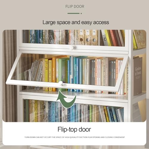 Transparent Display Cabinet, 3-Sided View Showcase for Living Room, Bedroom & Home Office, Modern Glass Storage Unit, Stylish Home Decor Solution