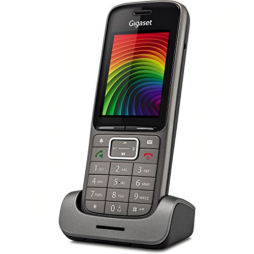 Gigaset SL750H PRO - Teléfono inalámbrico para conectar a centralita, grafito
