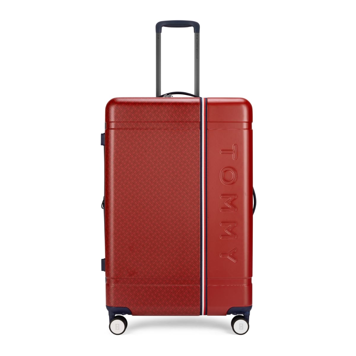 tommy hilfiger Millennia X Large Hard Luggage - Red |Check-in Trolley Bag with TSA Lock | 360° Spinner Double Wheels | Telescopic Handle | Polycarbonate Hardshell Suitcase | 89L Capacity | 78Cm-picture-39