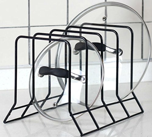 Neat-O Kitchen Bakeware Pot Lid Rack Holder Organizer (Black) #TOP7