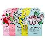 TONYMOLY I’m Real Sheet Mask Gift Set, Korean Skincare Face Masks for Hydrating & Soothing Skin, Birthday & Valentine’s Day Gifts for Women