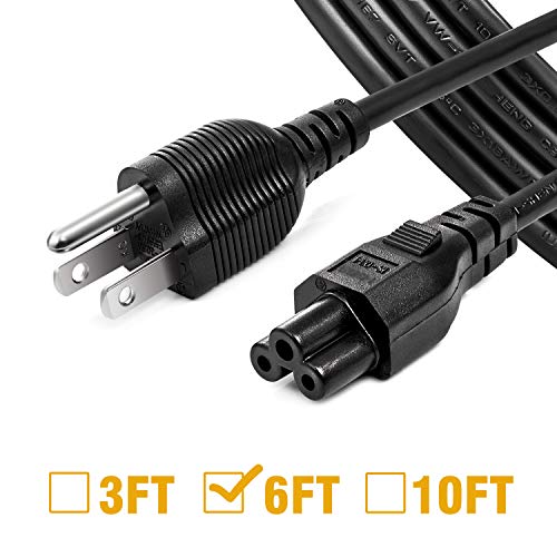 [UL Listed] Chanzon 6ft 3 Prong Mickey Mouse Universal AC Power Cord 3