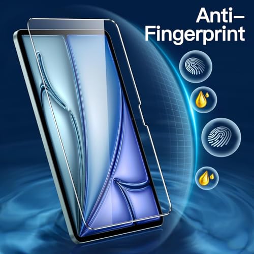 Image of VERTUS Premium Tempered Glass Screen Protector for Apple iPad Air 11 M2 (2024) (A2899, A2900, A2902, A2903) with Anti-Scratch & Smudge Proof Coating