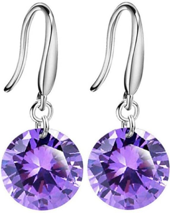 Image of Nilu's Collection Enchanting Light Weight Cubic Zircon Crystal Drop Earrings for Women and Girls, for Daily Use, Office Use