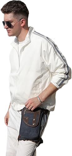 Miniatura 10 de Riñonera táctica al aire libre para hombres y mujeres multifuncional para muslos para motocicleta bicicleta senderismo viajes pesca cintura y pierna