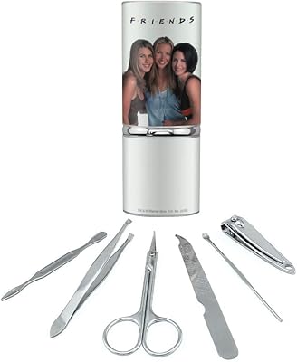 Friends The Girls Stainless Steel Manicure Pedicure Grooming Beauty Care Travel Kit