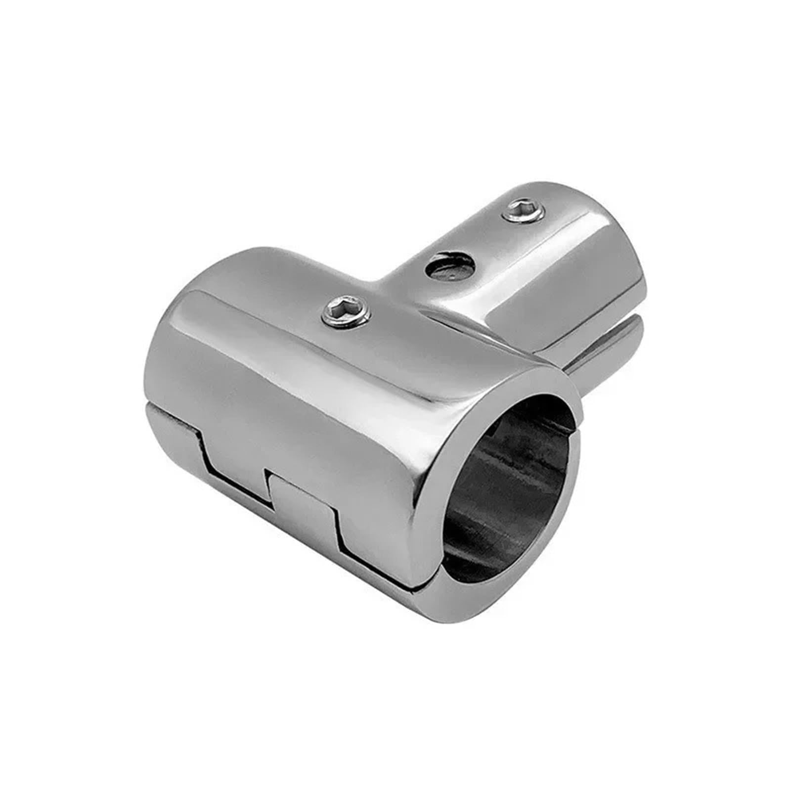 PPQIRU 2 PCS 22/25mm Boat Hand Rail Fittings 90 Degree Marine 316 Stainless Steel Fitting For Bedroom(25mm)